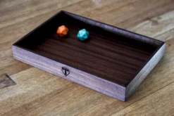 Dice Tray Tarsia Classic - Noyer Noir