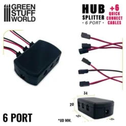 Distributeur HUB 6 ports + 6 Câbles de Connexion Rapide