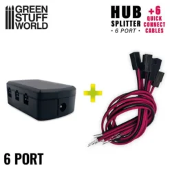 Distributeur HUB 6 ports + 6 Câbles de Connexion Rapide