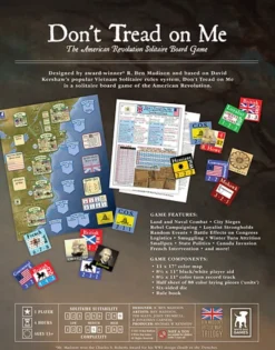 Don't Tread On Me: The American Revolution Solitaire Board Game