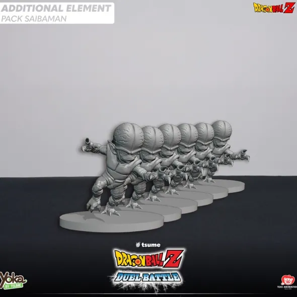 Dragon Ball Z : Duel Battle - Pack figurines Saibaman