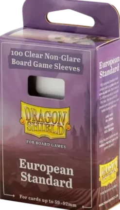 100 Dragon Shield : Board Game Sleeves - European Standard 59x92mm