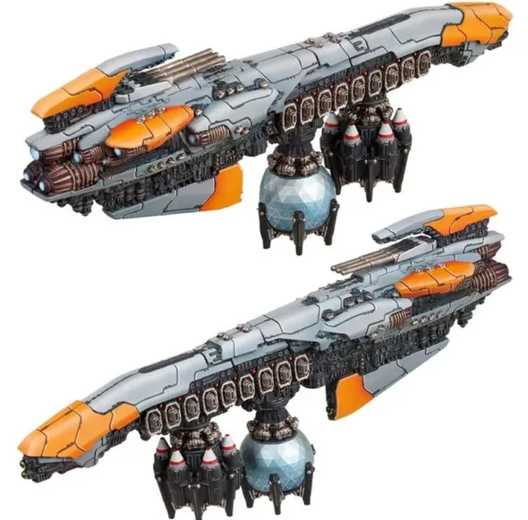 Dropfleet Commander - Resistance Plastic Battlecruisers