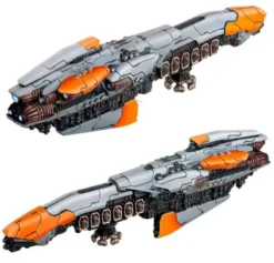 Dropfleet Commander - Resistance Plastic Battlecruisers