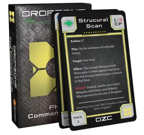Dropzone Commander - PHR Command Cards