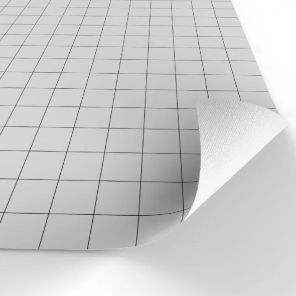 Dry-erase mat - White - Size : 32x32" / 80x80cm, Grid type : Square grid