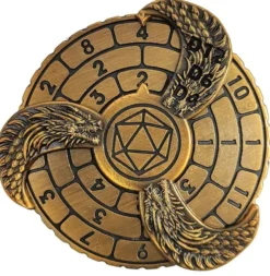 Dés Métal Spinner- Gold avec boite Metal