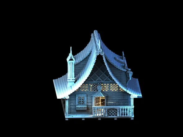 3D4U - Alpine Bungalow - Medieval Town Set