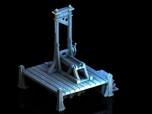 3D4U - Guillotine - Medieval Town