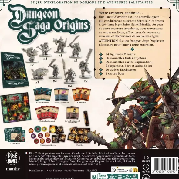 Dungeon Saga Origins - Une Lueur d'Avidité