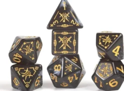 Dungeons & Dragons: Adventure Dice Set - Rogue Black