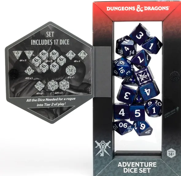 Dungeons & Dragons: Adventure Dice Set - Rogue Purple
