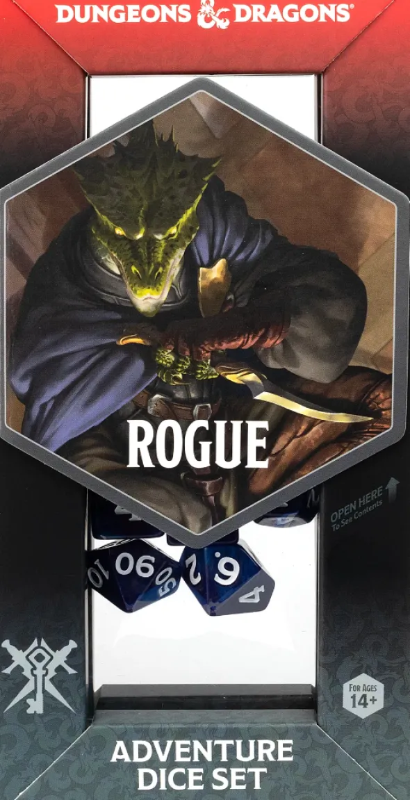 Dungeons & Dragons: Adventure Dice Set - Rogue Purple