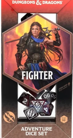 Dungeons & Dragons: Adventure Dice Set - Fighter Red