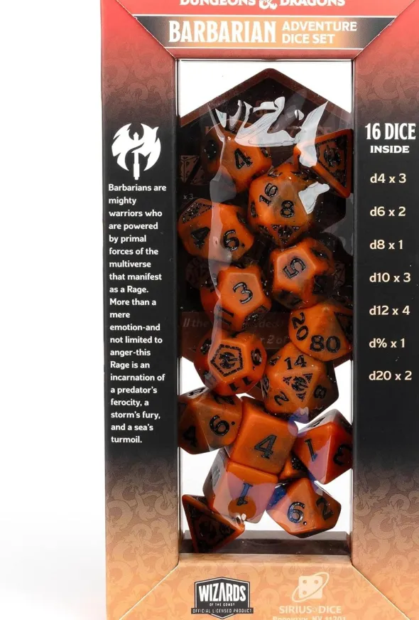 Dungeons & Dragons: Adventure Dice Set - Barbarian
