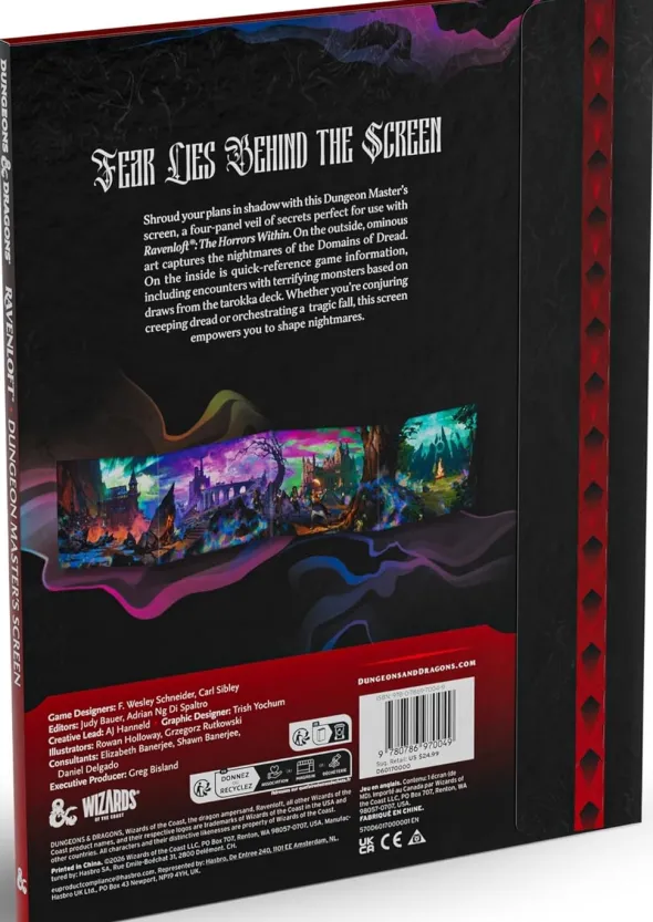 Dungeons & Dragons - Ravenloft: The Horrors Within - Dungeon Master Screen
