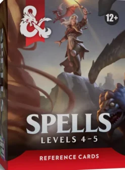 Dungeons & Dragons - Spells Reference Cards: Levels 4-5
