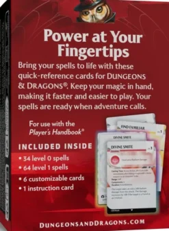 Dungeons & Dragons - Spells Reference Cards: Levels 0-1