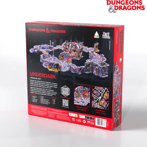 Dungeons & Dragons - Underdark Terrain Set Prépeint