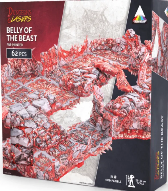 Dungeons & Lasers - Décors - Belly of the Beast Prépeint