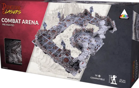 Dungeons & Lasers - Décors - Combat Arena Prépeint