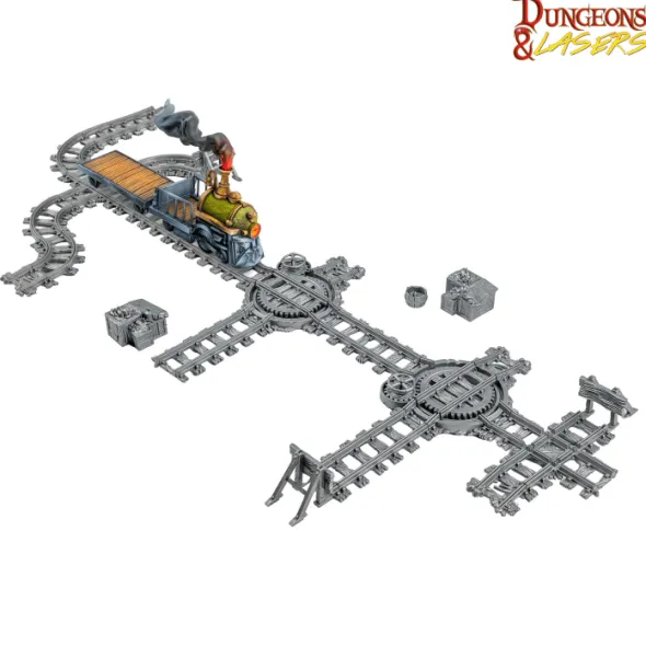 Dungeons & Lasers - Décors - Dwarven Train Set