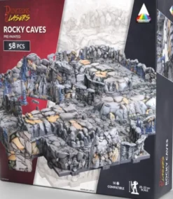 Dungeons & Lasers - Décors - Rocky Caves Prépeint