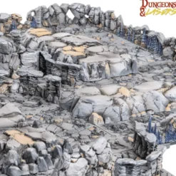 Dungeons & Lasers - Décors - Rocky Caves Prépeint