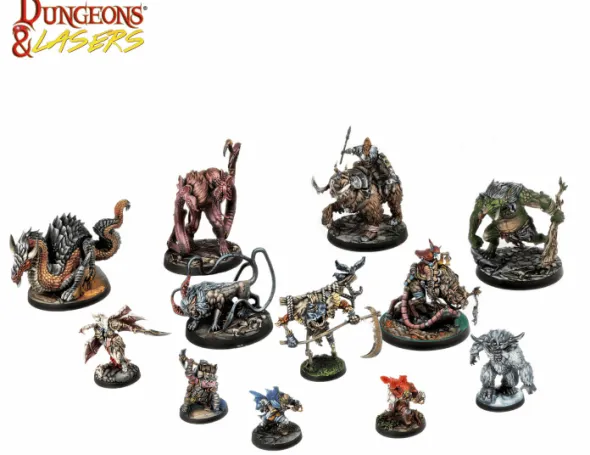 Dungeons & Lasers - Figurines - Horrors of Deuslair