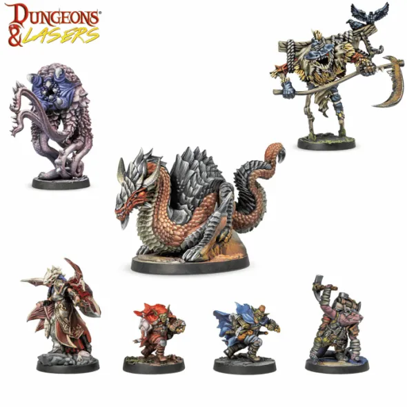 Dungeons & Lasers - Figurines - Horrors of Deuslair