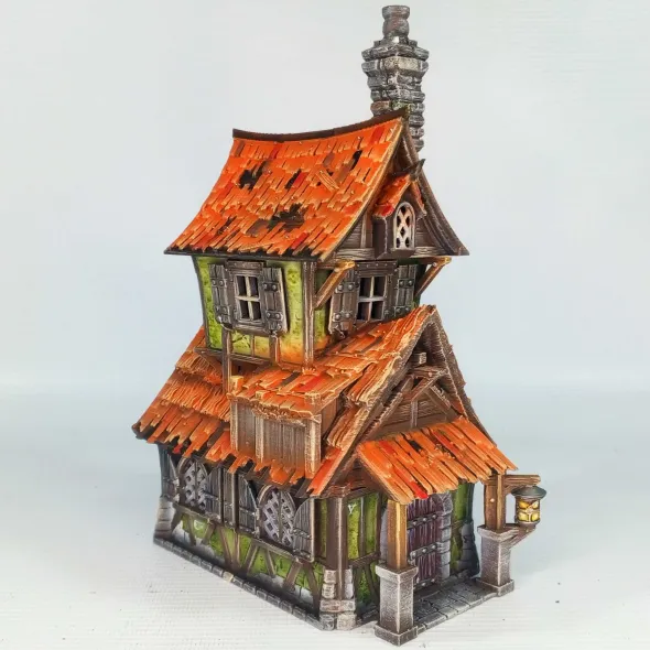 3D4U - Shoehorn House - Medieval Town