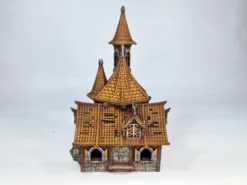 3D4U - Spire Roof House - Medieval Town