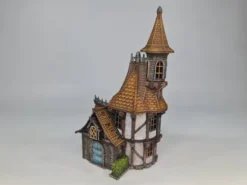 3D4U - Spire Roof House - Medieval Town