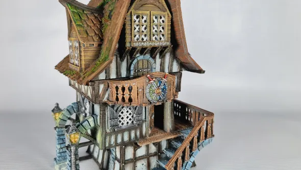 3D4U - Stonevale Villa - Medieval Town Set
