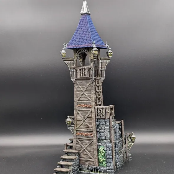 3D4U - Watch Tower - Medieval Town Set