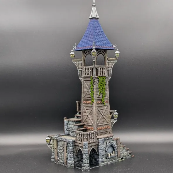 3D4U - Watch Tower - Medieval Town Set