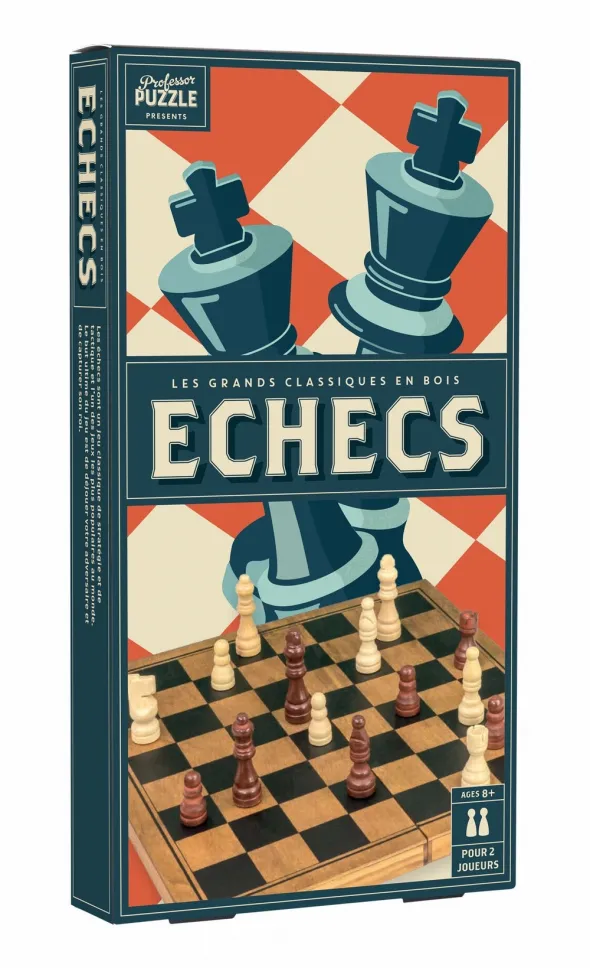 Echecs Bois Vintage