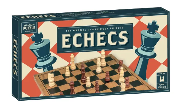 Echecs Bois Vintage