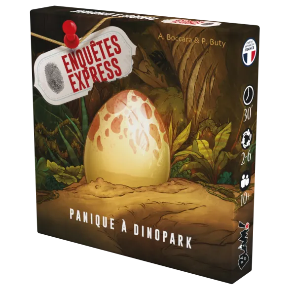 Enquêtes Express - Panique à Dinopark