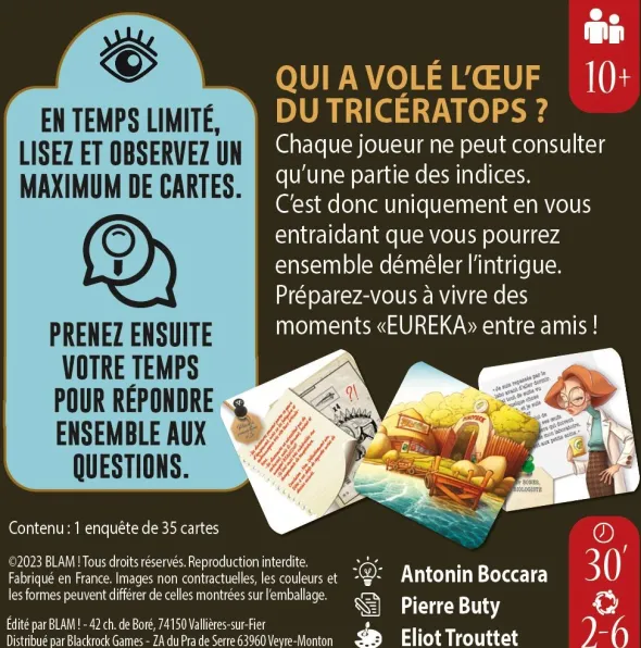 Enquêtes Express - Panique à Dinopark