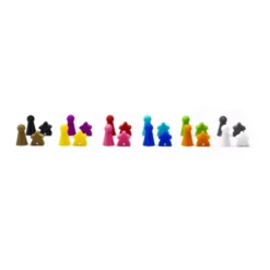 Ensemble de Pions et Meeples Classiques - Set de 24 Pièces