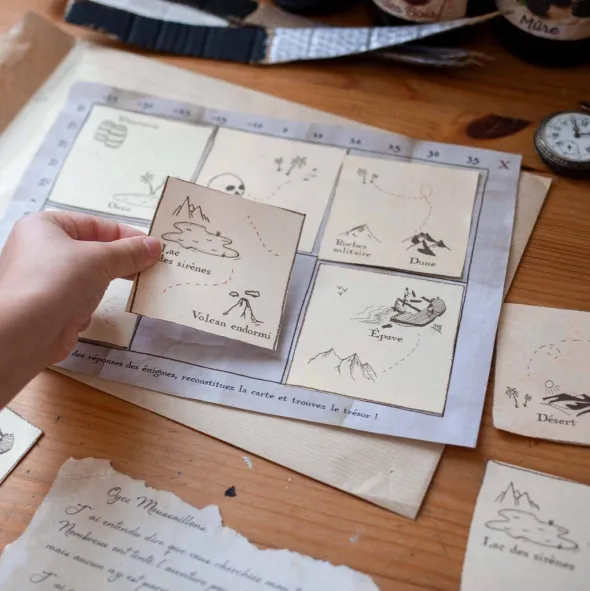 Escape Game à la maison - Le trésor maudit