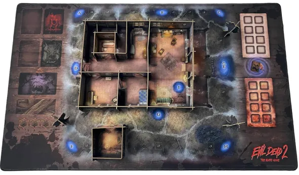Evil Dead 2: The Board Game - Extended Neoprene Playmat