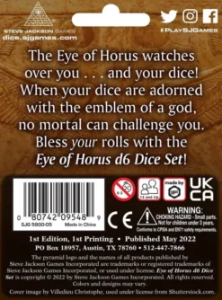 Eye of Horus D6 Dice Set