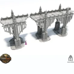 Fallen Gothic Bridge - Scenery Terrain
