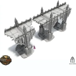 Fallen Gothic Bridge - Scenery Terrain
