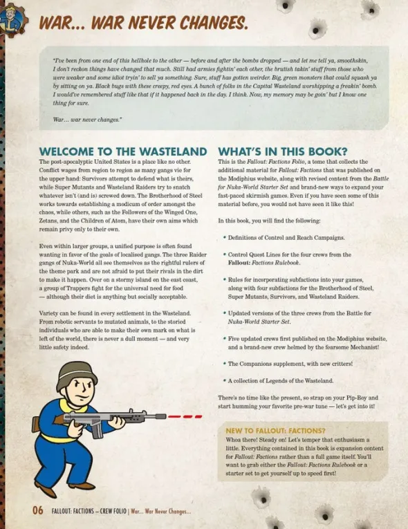 Fallout: Factions - Crew Folio