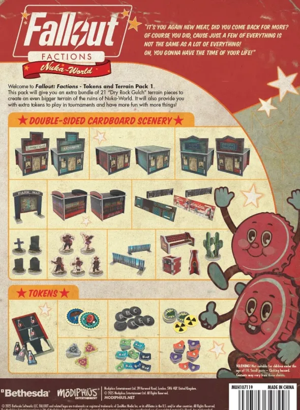 Fallout: Factions - Tokens and Terrain Pack 1
