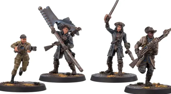 Fallout: Miniatures - Minutemen Officers