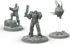Fallout: Wasteland Warfare - Brotherhood of Steel Knight-Captain Cade and Paladin Danse